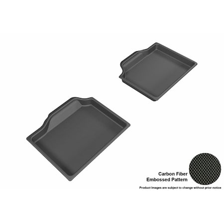 U-Ace 3D Maxpider Second Row Custom Fit Kagu Black Floor Mat for 2014-2016 Mini Countryman Models L1MN00921509